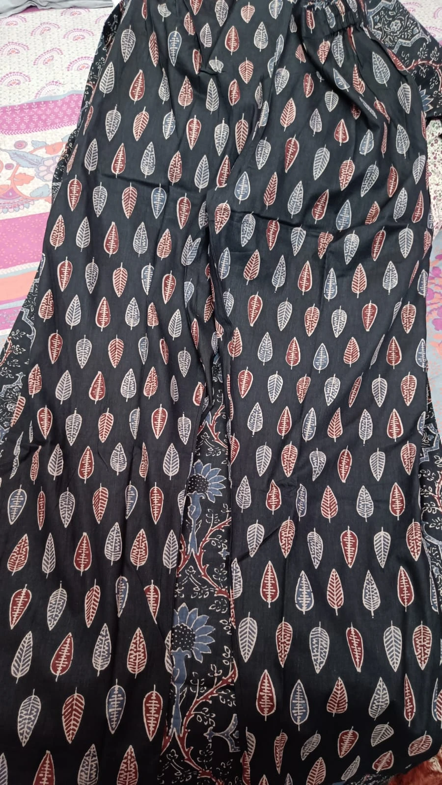 Mal Cotton Printed suit with kota doriya dupatta