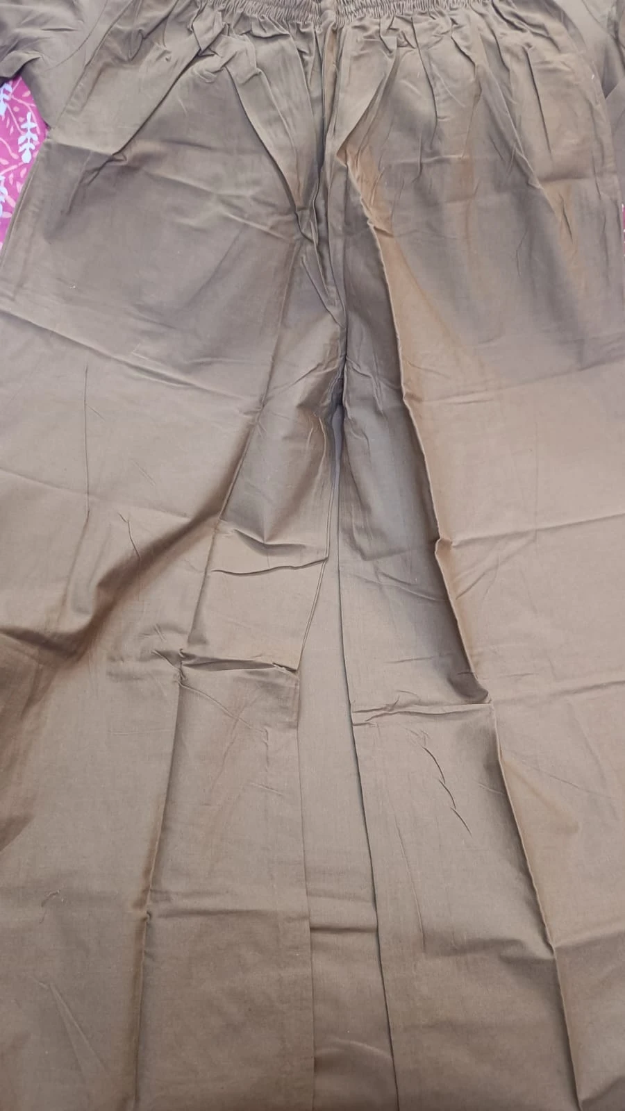Fancy neck yoke mirror emb cotton suit with Dupatta